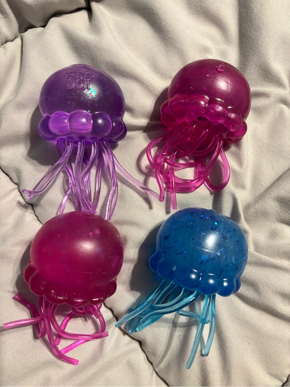 Source Unknown Purple, Pink and Blue Jellyfish Squishy Toys